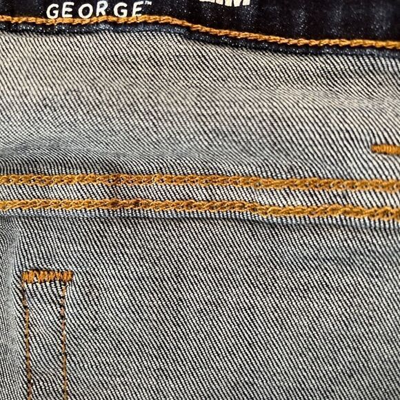 GEORGE Men’s Slim Stretch Blue Jeans Sz.40 x 32 - Picture 2 of 3